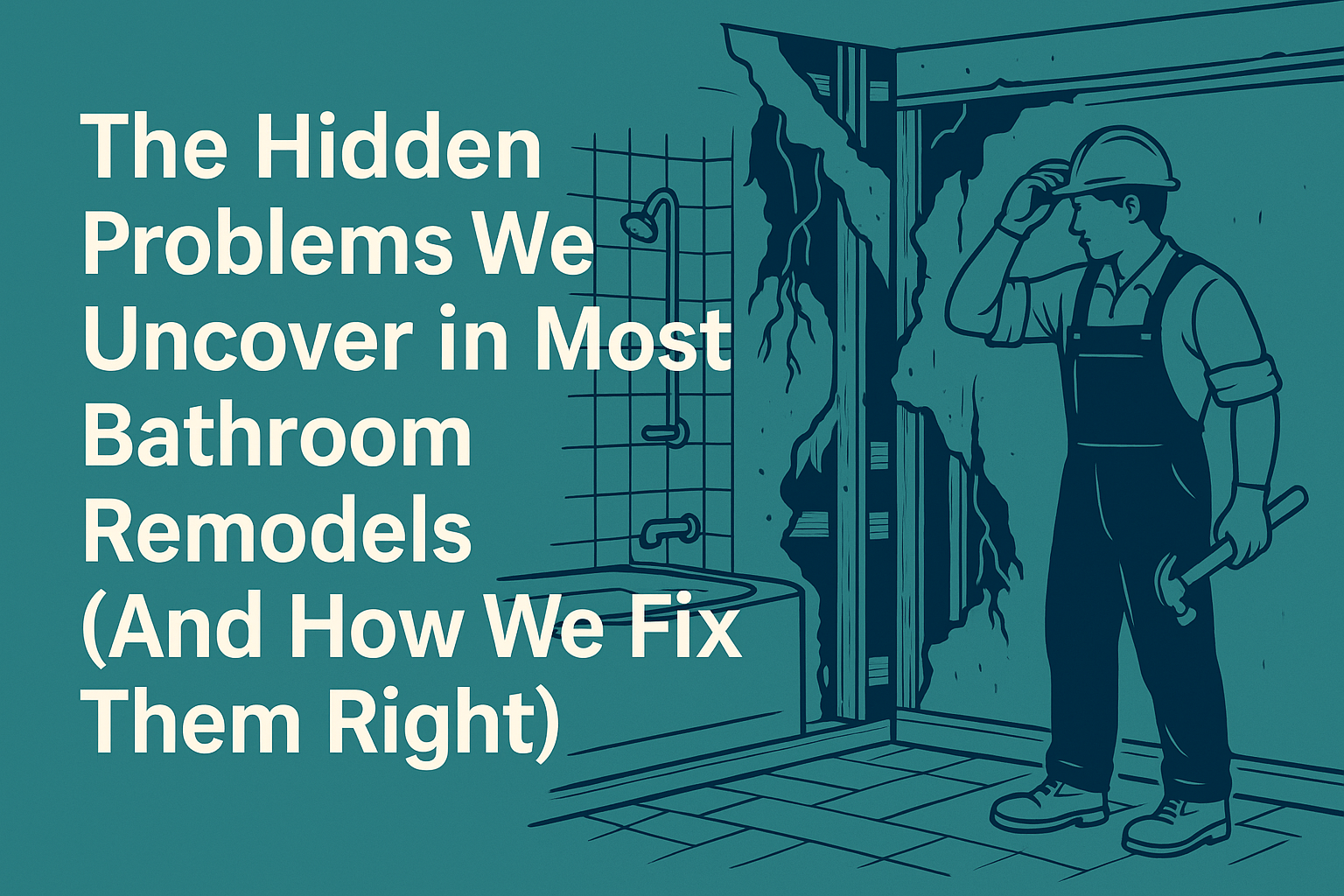 The Hidden Problems We Uncover in Most Bathroom Remodels (And How We Fix Them Right)