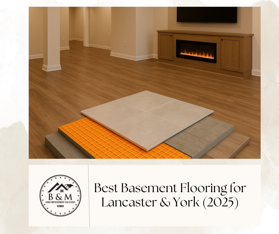 Best Basement Flooring for Lancaster & York PA (2025)