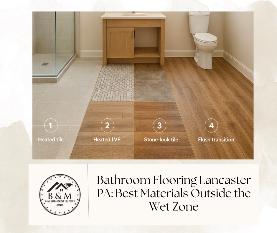 Bathroom Flooring Lancaster PA: Best Materials Outside the Wet Zone