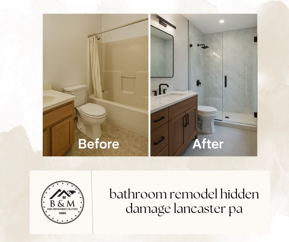 hidden bathroom damage lancaster pa