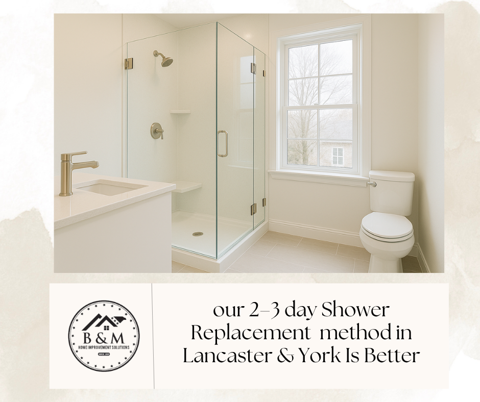 One day Shower Replacement Lancaster PA