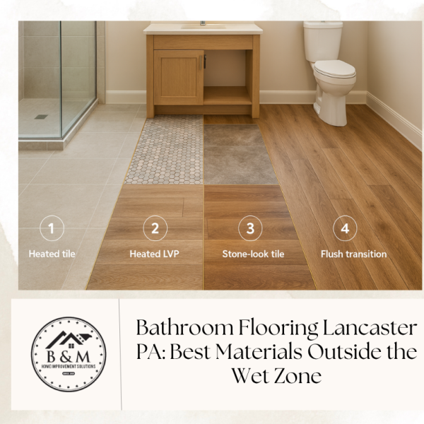 Bathroom Flooring Lancaster PA: Best Materials Outside the Wet Zone