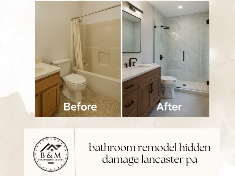 hidden bathroom damage lancaster pa