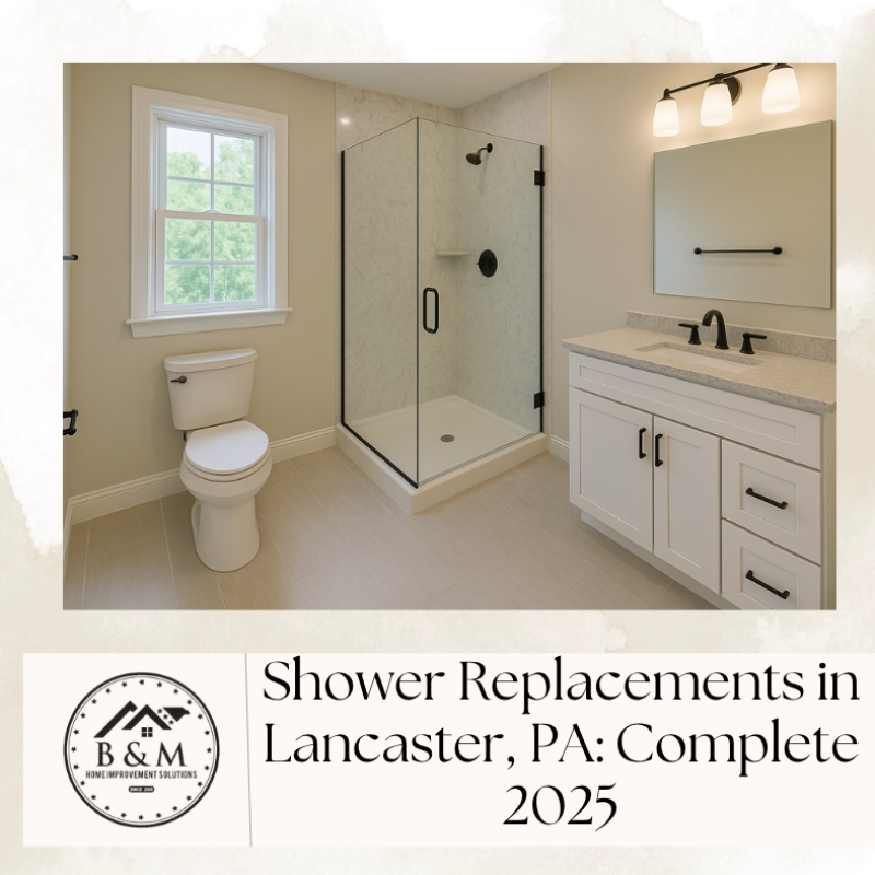 Shower replacements in Lancaster pa