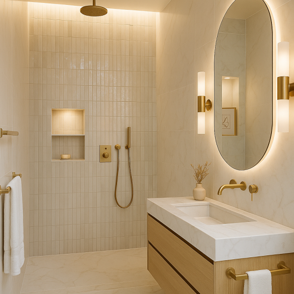 curbless shower new